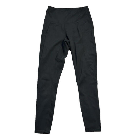 BYLT Essential Leggings Sports Bra Set Womens S Dark Charcoal Pockets High Waist - Picture 7 of 9